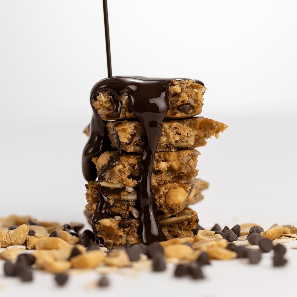 PROBAR - GO Ενεργειακές μπάρες - Τσιπ σοκολάτας φυστικοβούτυρο - Χωρίς γλουτένη, μη ΓΤΟ, Συστατικών Σνακ Μπαρ ολόκληρων τροφίμων (12 κόμης)