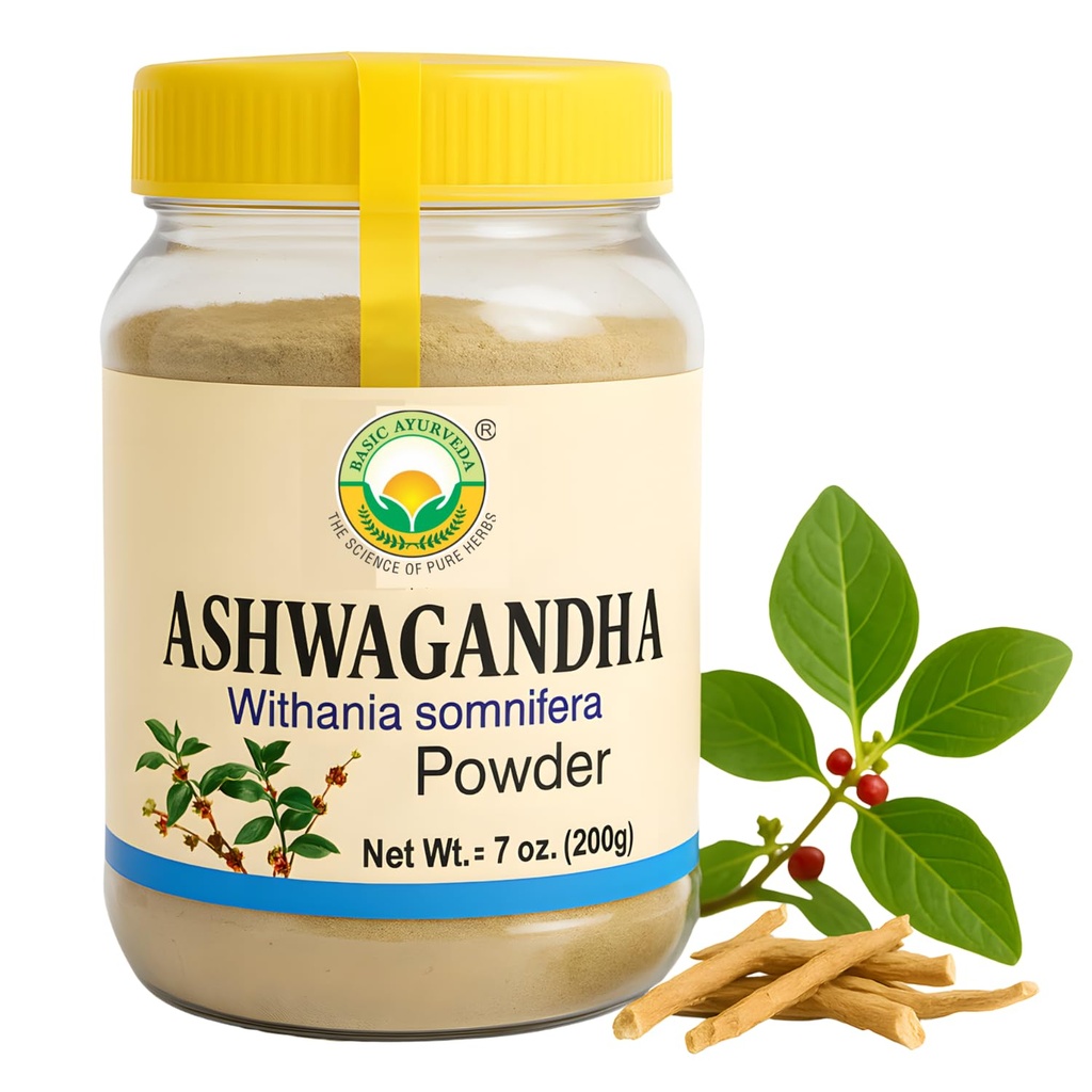 BASIC AYURVEDA Ashwagandha Root Powder 