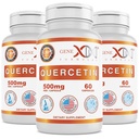 Genex Formulas Quercetin 500mg (60 κάψουλες) Μη ΓΤΟ, Χωρίς γλουτένη (3 συσκευασία)