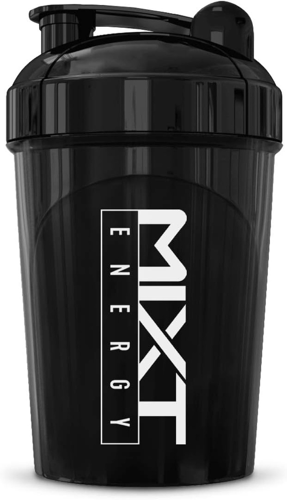 Φιάλη MIXT Energy Shaker, 16 oz. Φιάλη shaker, BPA Free & Lid Mixing Technology (16 oz, Μαύρο)