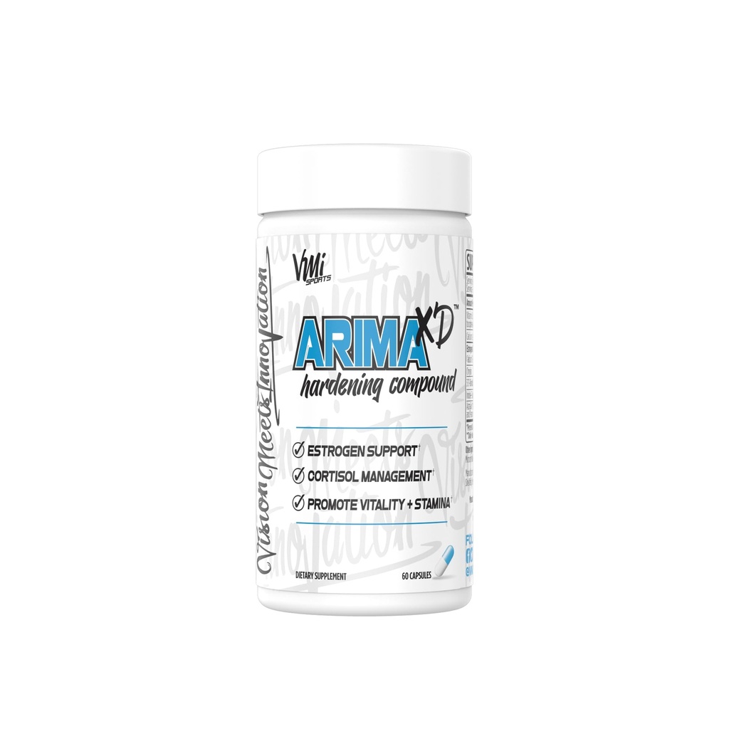 VMI Sports Arima-XD 60 Count, Natural Hormone Balance, Anti- Aromatase Cortisol Blocker for Men and Women, Supplement to Support Balanced Testosterone & Estrogen Hormone Levels On or Off Cycle (60 ct)
