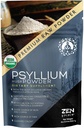 Βιολογικό Psyllium Husk Powder - Premium Ινδικό φυσικό συμπλήρωμα διαλυτών ινών, Φυσικό Laxative, Perfect Colon Cleanser & Body Detox - Χωρίς γλουτένη, Vegan & Keto Friendly (8oz)