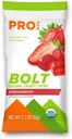 PROBAR - Bolt Organic Energy Chews, Φράουλα, μη-GMO, Χωρίς γλουτένη, USDA Certified Organic, Healthy, Natural Energy, Fast Gummies Καυσίμων με Βιταμίνες B & C, 9 Count (Pack of 1)