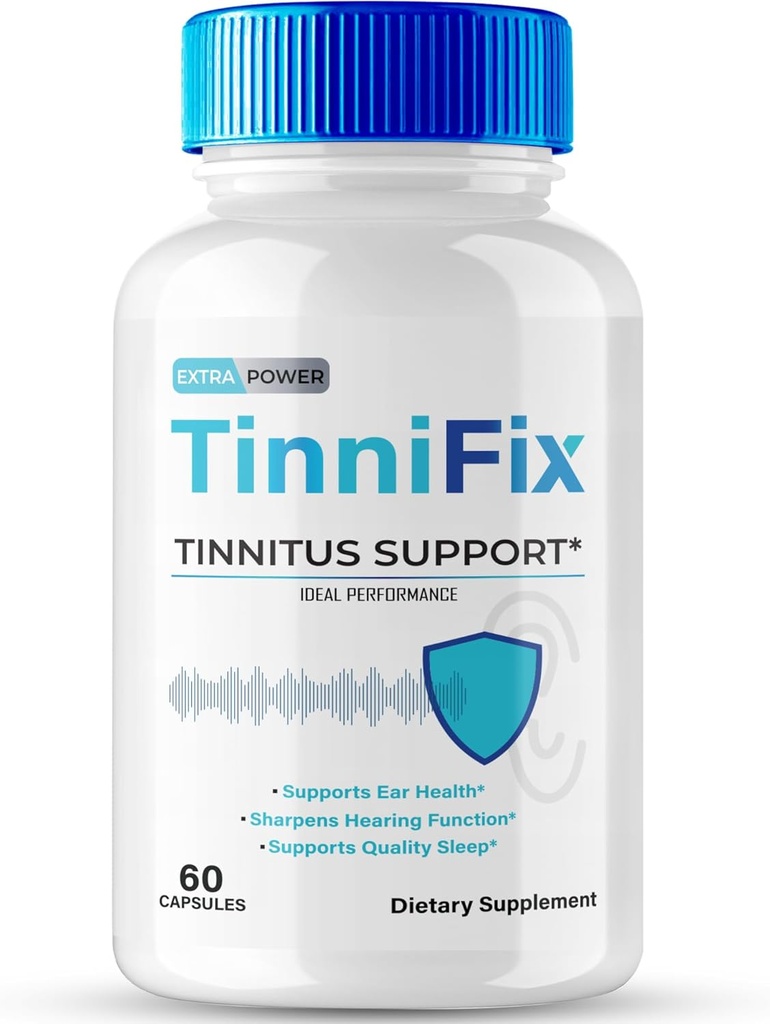Tinnifix Tinnitus Relief for Ringing Ears Capsules - Advanced Hearing Supplement Support Formula Pills, Tinnifix Pills Maintain Healthy Hearing, All Natural Ear Health, Tinni Fix Reviews (60 Capsules)