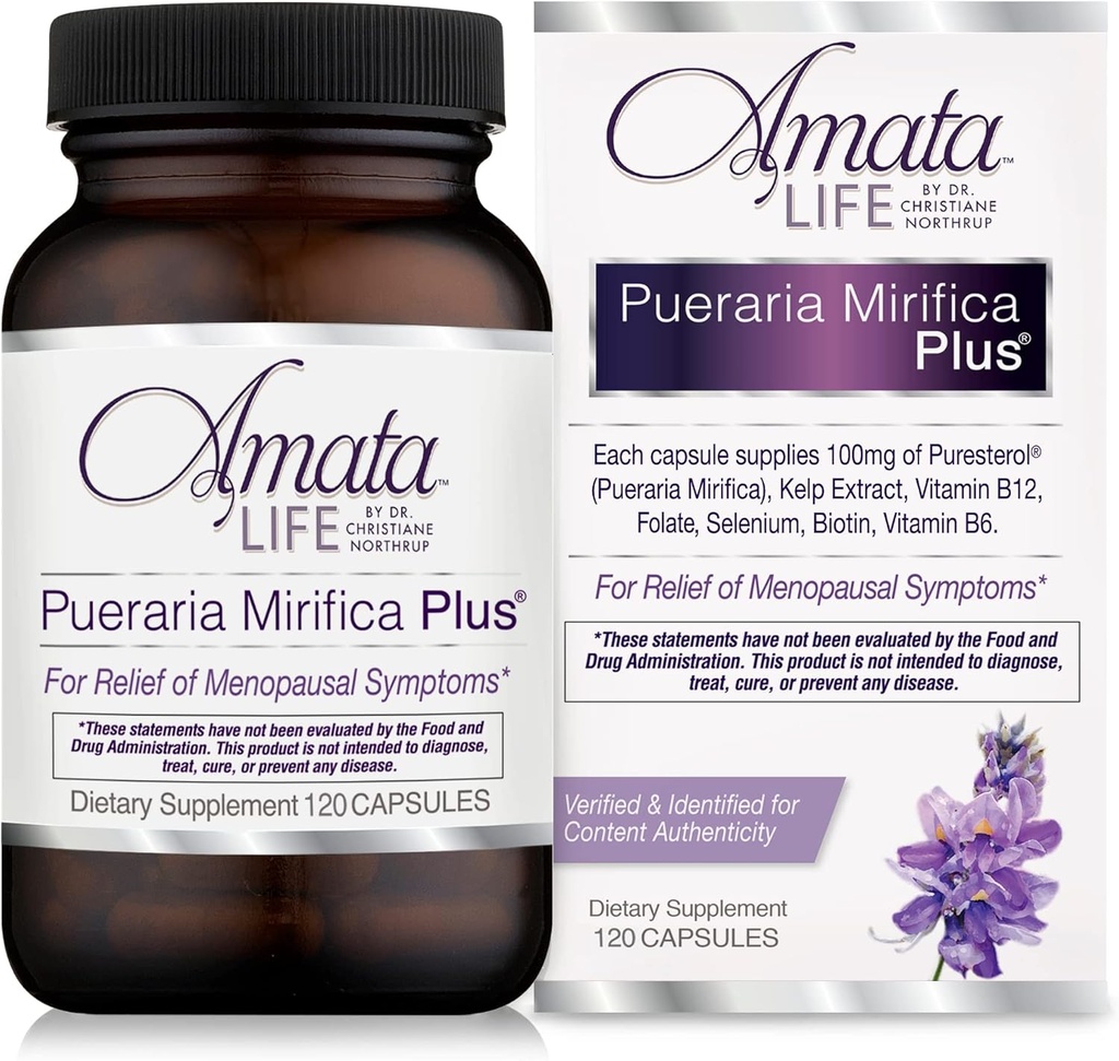 Amata Life by Dr. Christiane Northrup Pueraria Mirifica Plus Κάψουλες 60 ημερών