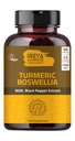 Καψάκια Εκχυλίσματος Boswellia (90 Κάψουλες) 1000 mg - Boswellia Serrata με 95% εκχύλισμα Μαύρου Πιπεριού και Curcuminoids Extract και 65% εκχύλισμα Boswellia