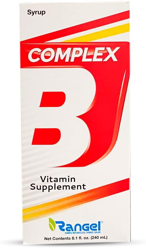 Rangel Complejo B Suplemento Vitamínico, 8.1 Fl Oz (πακέτο του 1), κίτρινο