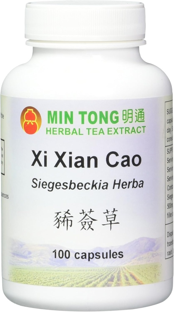 100* 500mg Caps of Siegesbeckia Herba Xi Xian Cao Concentrated Extract /Bottle, Take 2-4 Pills, Three Times Per Day by Bio Essence
