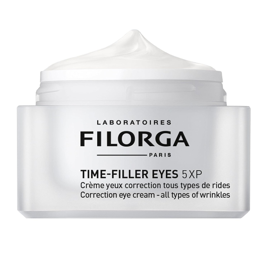 Filorga Time-Filler Eyes Daily Anti Aging and Wrinkle Reducing Eye Cream Με Υαλουρονικό οξύ για να ελαχιστοποιήσετε τις ρυτίδες και τους Σκοτεινούς Κύκλους, τα βλέφαρα ανύψωσης, και Enhance Lashes
