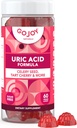 Uric Acid Support Formula for Adults - Tart Cherry Gummies with Celery Seed Extract - για άνδρες και γυναίκες αρθρώσεις Νεφροί και περισσότερα - Σόγια & ζάχαρη Δωρεάν