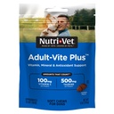 Nutri-Vet Adult-Vite Plus Σκύλος πολυβιταμίνη μαλακά μάσημα, ημερήσιο συμπλήρωμα σκύλου με βιταμίνες Ορυκτά και αντιοξειδωτικά, Υποστηρίζει το δέρμα, ανοσοποιητικό, κοινή, και Gut Υγεία, Νόστιμο κοτόπουλο άρωμα, 70 κόμης