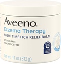 Aveeno Eczema Therapy Nighttime Itch Relief Balm, Eczema Cream για το σώμα, Ενυδατική Φόρμουλα Κολλοειδούς Βρώμης & Ceramide, Αρωματικό Χωρίς, Καταπραϋντικό Ξηρό Ίτσι Δέρμα, 11 fl oz