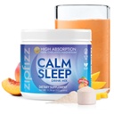 Zipfizz Nightly Calm & Sleep Supplement Powder, Peach Mango, 12.3 oz (30-60 Servings) 
