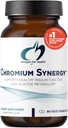 Designs for Health Chromium Synergy - Non-GMO Chromium Nicotinate Glycinate Chelate Supplement with Vanadium, Vitamin D, Manganese, Zinc + Taurine - Cinnamon Powder Base (90 Capsules)
