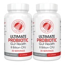 Ασημί Fern Ultimate Probiotic 2-πακέτο – Προβιοτικά για γυναίκες & άνδρες – 8 δισεκατομμύρια CFU Συμπληρώματα Υγείας Σπόρε-Σφυρηλάτησης Οπίσθια – DNA Επαληθευμένο, Vegan Probiotic, Ράφι-Σταθερό, Υψηλή Επιβίωση – 120 κάψουλες