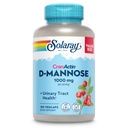 Solaray D-Mannose 1000mg με CranActin Cranberry συμπλήρωμα 400mg, ούρα Φυλλαδική Υγεία & Bladder υποστήριξη κάψουλες με βιταμίνη C, Vegan, 60 Ημέρα Εγγύηση, 75 εξυπηρετούν, 150 VegCaps