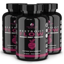 THE ENCLARE NUTRITION Beet Root Powder Caps, Beetroot 1300mg. Συμπληρώματα νιτρικού οξειδίου για τους άνδρες, υποστηρίζει την υγεία των ορνίθων για τις γυναίκες, την ενέργεια, τον εγκέφαλο, την αθλητική απόδοση, την υγεία της καρδιάς μη GMO 180ct (3)