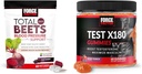 Δύναμη Factor Total Beets Υποστήριξη πίεσης αίματος 60 μάσημα + δοκιμή X180 Gummies Booster τεστοστερόνης για τους άνδρες 60 Gummies