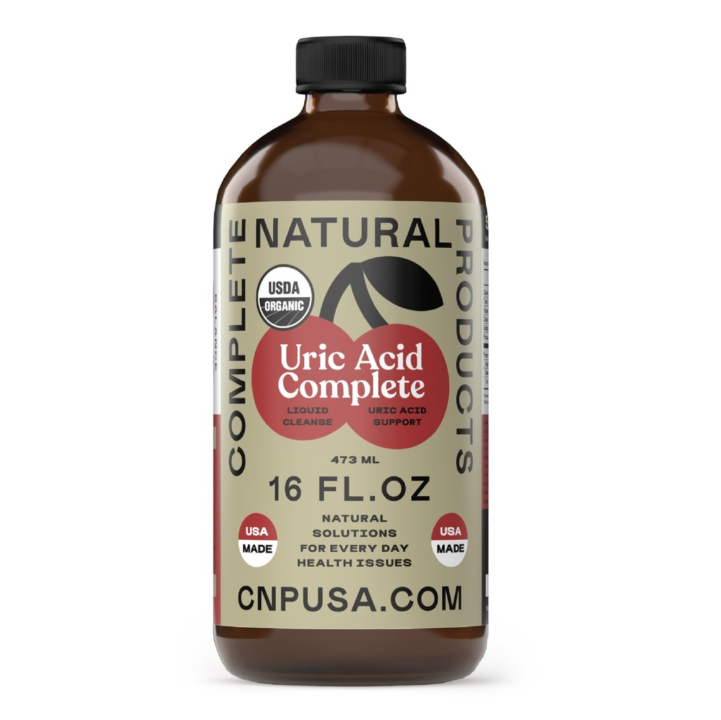 Ολοκληρωμένα φυσικά προϊόντα Uric Acid Complete - γυάλινο μπουκάλι 16oz