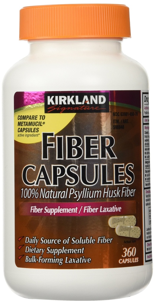 Kirkland Signature Kirkland Fiber Κάψουλες, 2 συσκευασίες (360 κάψουλες το καθένα)