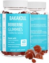 Βερβερίνη με Ceylon Κανέλα Gummies, χωρίς ζάχαρη Βερβερίνη 1500 mg και Ceylon Κανέλα 500 mg, Υψηλής ισχύος Βερβερίνες Gummies με Μαγνήσιο Σύμπλεγμα και Γαϊδουράγκαθο Γάλα, 60 Gummies