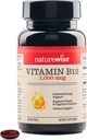 NatureWise Vitamin B12 1000 mcg - Συμπλήρωμα διατροφής για την υποστήριξη του μεταβολισμού της ενέργειας, της διανοητικής καθαρότητας, της υγείας του νευρικού συστήματος - Easy-to-Swallow, Soy & Gluten-free, Non-GMO - 60 Softgels[60-Day Supply]