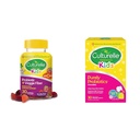 Culturelle Daily Probiotic for Kids + Veggie Fiber Gummies (Ages 3+) - 30 Count & Kids Chewable Daily Probiotic for Kids, Ηλικίες 3+, 30 Count, #1 Pediatrician-Recommend
