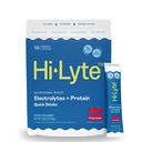 Hi-Lyte Electrolytes + Protein Quick Sticks Crisp Apple, 16 μερίδες - Νάτριο, Κάλιο, πρωτεΐνη ορού γάλακτος - Κετοφιλική - 5g πρωτεΐνη, Χωρίς ζάχαρη