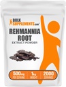 BulkSupplements.com Rehmannia Extract Powder, from Rehmannia Root, Herbal Supplement - Gluten Free, 500mg per Serving, 1kg (2.2 lbs) (Pack of 1)