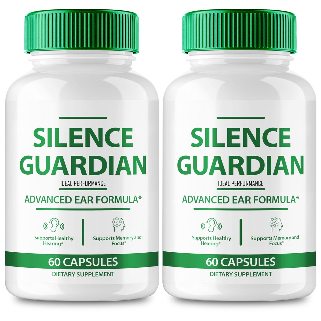 Silence Guardian Εμβοές Ανακούφιση για την κάψα δακτυλίων αυτιών, Silence Guardian Δαχτυλίδι Καθαρές Εμβοές Χάπια, SilenceGuardian Εμβοές αυτιών Συμπλήρωμα, εμβοές αυτί, SilenceGuardian Κριτικές (2 Pack)