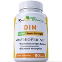 Συμπλήρωμα DIM 125mg - DIM Diindolylmethane Plus BioPerine 90-Ημέρα Προσφορά DIM για την ισορροπία των οιστρογόνων, ορμονική εμμηνόπαυση ισορροπία, Acne υποστήριξη, δέρμα μαλλιών και νύχια