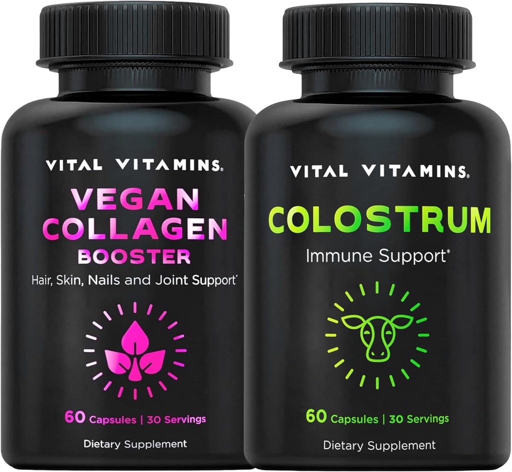 Vital Vitamins Vegan Collagen Booster Κάψουλες + συμπλήρωμα καψακίων κολλαγόνου