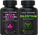 Vital Vitamins Vegan Collagen Booster Κάψουλες + συμπλήρωμα καψακίων κολλαγόνου
