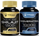 WELENESS LABSRX Resveratrol Κάψουλες με Shilajit Αγνά Καψάκια Ιμαλαΐων