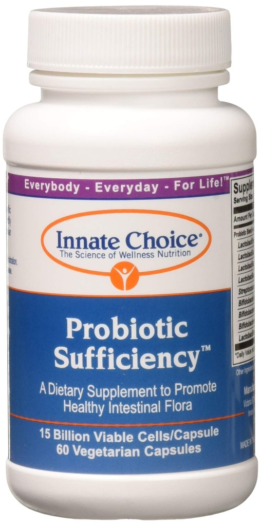 Innate Choice Probiotic Sufficiency, 60 vegetarian capsules