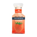 Transcend Foods Mini Strawberry Gel (.6 oz, Pack of 24) Γέλη φράουλας ταχείας δράσης Gel Μέγεθος ταξιδιού, Χωρίς καφεΐνη, Χωρίς γλουτένη