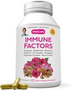 ANDREW LESSMAN Immune Factors 30 Κάψουλες - Echinacea, Goldenseal, Βιταμίνη C, Astragalus, Berberine, Mushroom Blend, Μαύρο Σταφύλι. Υποστηρίζει και προωθεί το ανοσοποιητικό σύστημα και τις φυσικές άμυνες