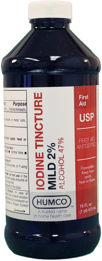 Humco Ήπιο ιώδιο Βάμμα USP - 16 oz