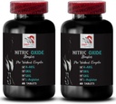 Συμπλήρωμα άσκησης - NITRIC OXIDE HORISER - μονοξείδιο του αζώτου, συμπληρώματα μονοξειδίου του αζώτου για τους άνδρες, φυσική δραστηριότητα, υποστήριξη δύναμης, ώθηση δύναμης, A-AKG, μυϊκή υποστήριξη 2 Φιάλη 120 δισκία