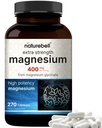 NatureBell Μαγνήσιο Γλυκινικό 400mg Στοιχείο, 270 κάψουλες 