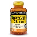 MASON NATURAL Peppermint Oil 50 mg Enteric Coated Supplement, 90 Ημέρα προσφοράς του γαστρεντερικού υποστήριξης για την κανονική λειτουργία Bowel, Softgel χάπια