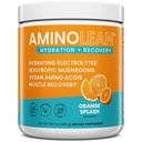 AminoLean Ενυδατική Ηλεκτρολυτική Σκόνη και Ανάκτηση Ποτό με Θαλάσσια Ορυκτά, Νοοτροπικά Μανιτάρια, και Vegan Αμινοξέα, BCAAs + EAAs για μετά την προπόνηση Μυϊκό Κτίριο, Πορτοκαλί Splash