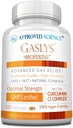 Εγκεκριμένη Επιστήμη Gaslys - Digestive Tract, Gas, and Stomach Supplement - με Artichoke Powder, Ginger, Fennel Seed - 180 Count - Pack of 1