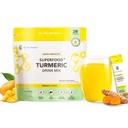 Nano Turmeric Curcumin Drink Powder, Golden Juice for Wellness & Immunity, No Turmeric Taste, Add to Smoothies/Water Daily Morning Routine–35X Απορρόφηση– Mango Flavor–Συμπλήρωμα κοινής υποστήριξης