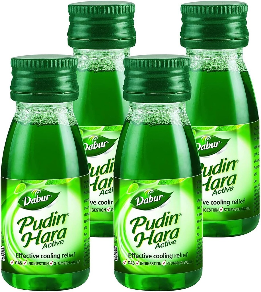 Dabur Pudin Hara Active, 30 Ml - μπουκάλι κατοικίδιων ζώων (πακέτο των 4)