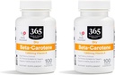 365 από το Whole Foods Market, Beta Carotene Dry 15000 MCG, 100 Count (Pack of 2)