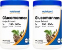 Nutricost Γλυκομαννάνη σκόνη 500G (2 φιάλες)