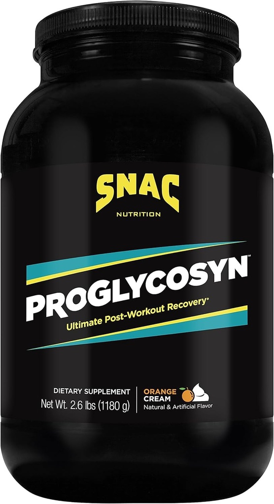 SNAC Proglycosyn Ultimate μετά την αποκατάσταση προπόνηση, κρέμα πορτοκάλι, 2.6 λίρες