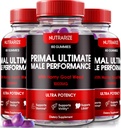 NutraRize (3 Pack) Primal Ultimate Gummies, Επίσημη PrimalUltimate Performance Supplement, Το Κλειδί για την Αποκατάσταση Εμπιστοσύνης, Premium Gummy, Επίσημη Prime Ultimate Reviews (180 Gummies)