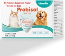 Probisol Κατοικίδια ζώα, Probiotic σκόνη για σκύλους και γάτες, βοηθά στην υποστήριξη ενός υγιούς ανοσοποιητικού, Digestive σύστημα, μείωση απορρυπαντικών αποβλήτων, καλύτερη πέψη / Milk Γεύση / 5.3oz (150g)-30 πακέτα